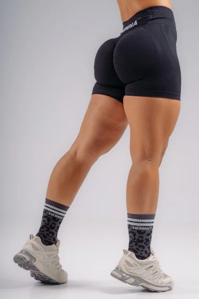 NEBBIA Extra push-up šortky PRIMAL černé