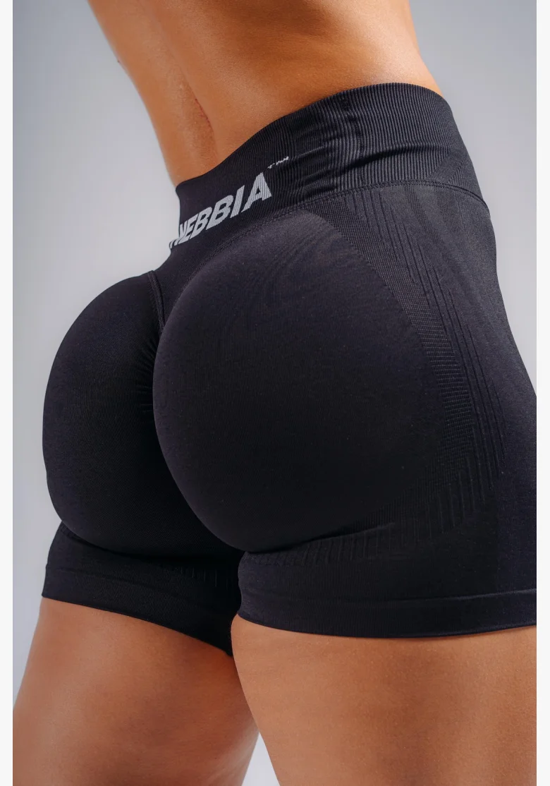 NEBBIA Extra push-up šortky PRIMAL černé