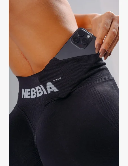 NEBBIA Extra push-up šortky PRIMAL černé