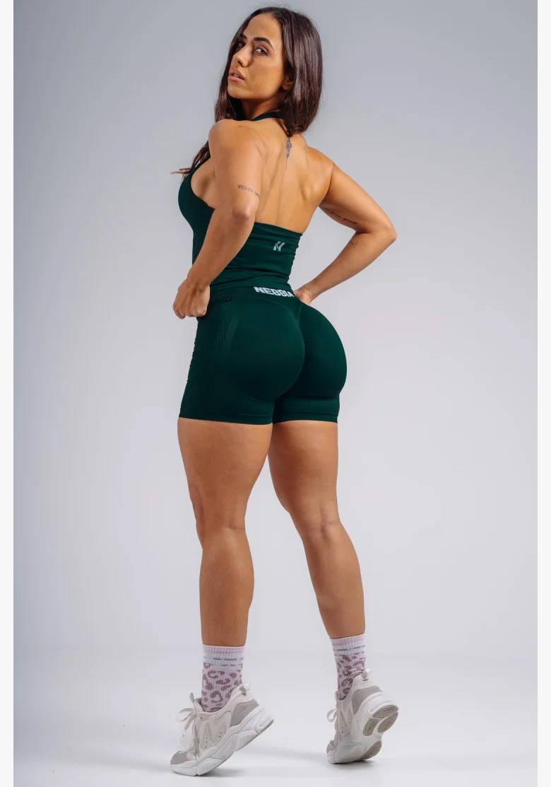 NEBBIA Extra push-up šortky PRIMAL zelené