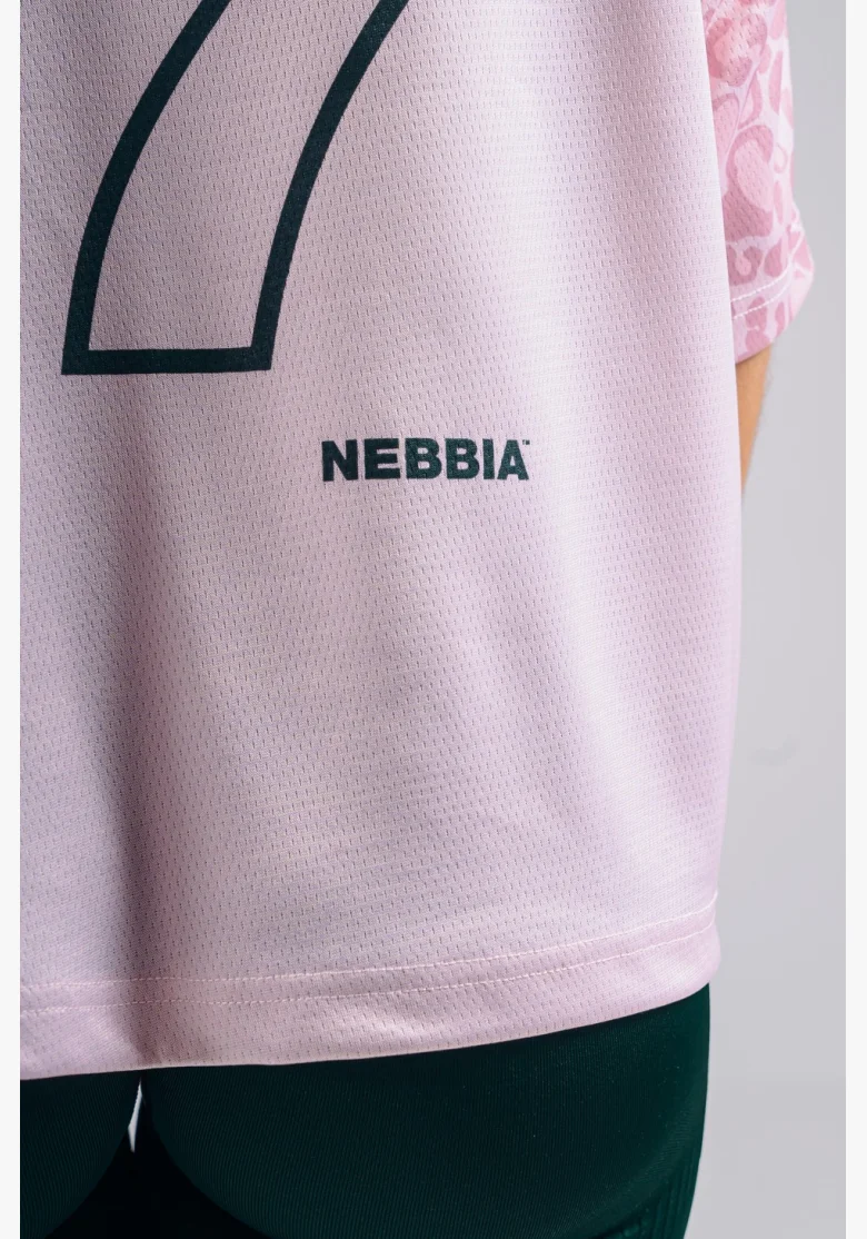 NEBBIA Oversized tričko '97 PRIMAL růžové