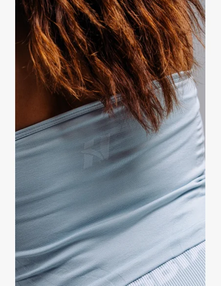 NEBBIA Halter top s vestavěnou podprsenkou PRIMAL modrý