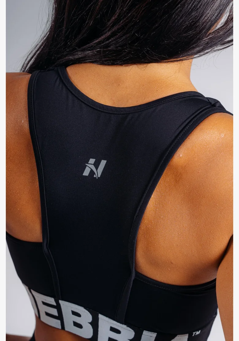 NEBBIA High support sportovní podprsenka PRIMAL černá