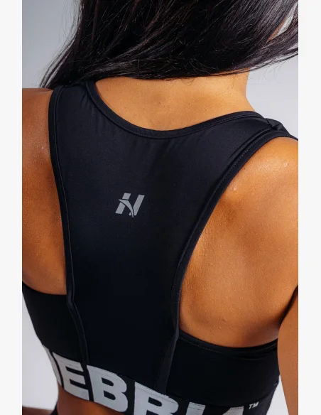 NEBBIA High support sportovní podprsenka PRIMAL černá