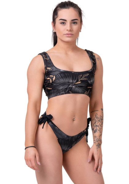 NEBBIA Miami Sporty Bikini Bralette (vrchní díl) černá