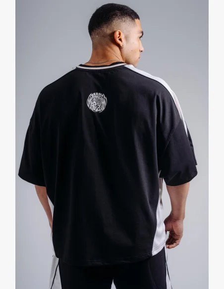 NEBBIA Oversized tričko PRIMAL černé