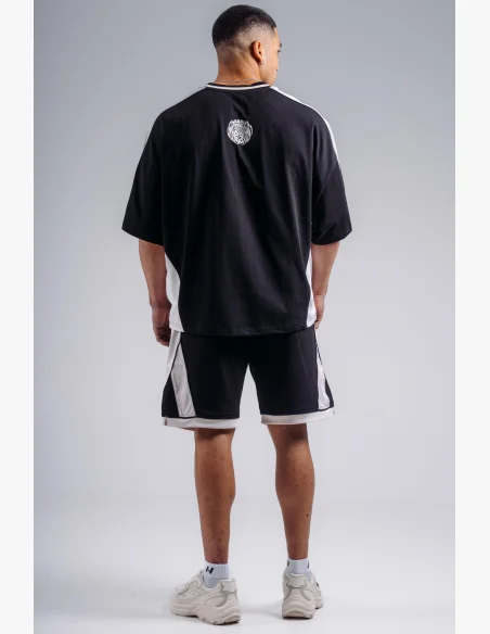 NEBBIA Oversized tričko PRIMAL černé