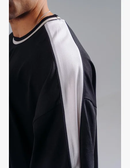 NEBBIA Oversized tričko PRIMAL černé