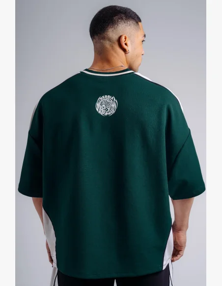NEBBIA Oversized tričko PRIMAL zelené
