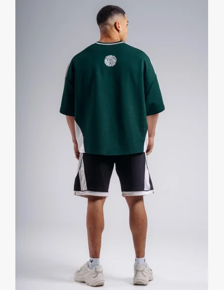 NEBBIA Oversized tričko PRIMAL zelené