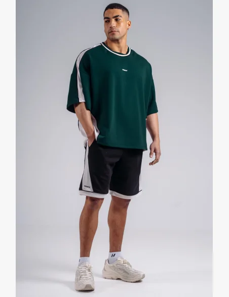 NEBBIA Oversized tričko PRIMAL zelené