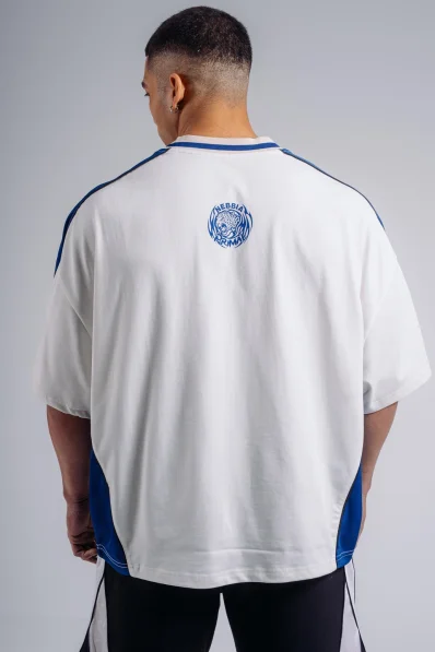 NEBBIA Oversized tričko PRIMAL krémové 2