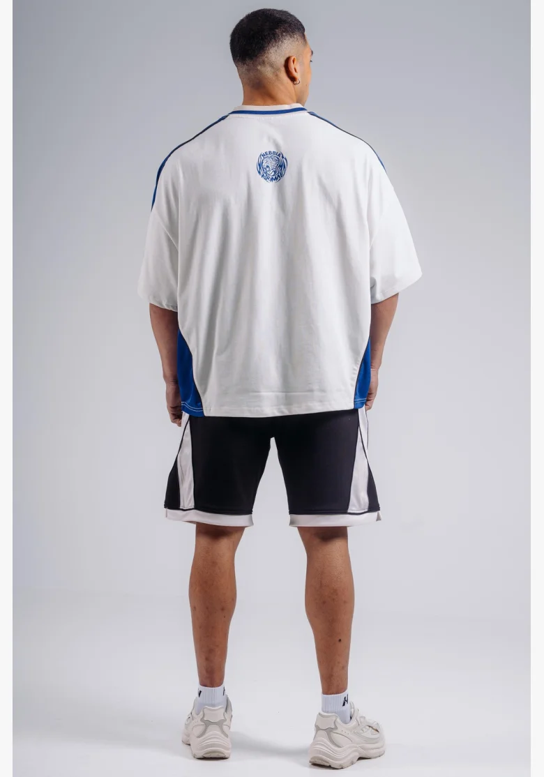 NEBBIA Oversized tričko PRIMAL krémové