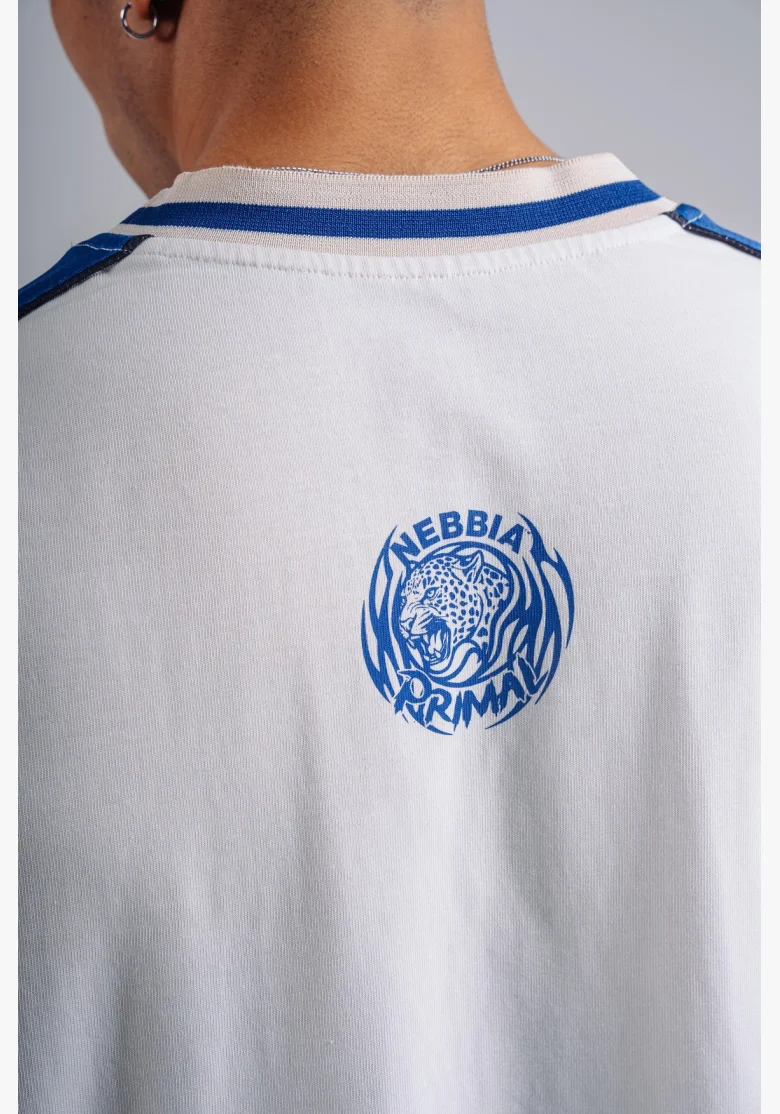 NEBBIA Oversized tričko PRIMAL krémové