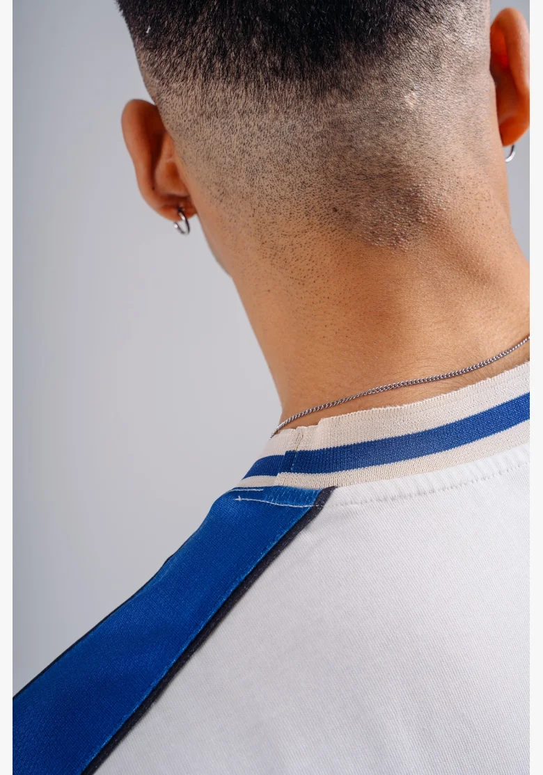 NEBBIA Oversized tričko PRIMAL krémové