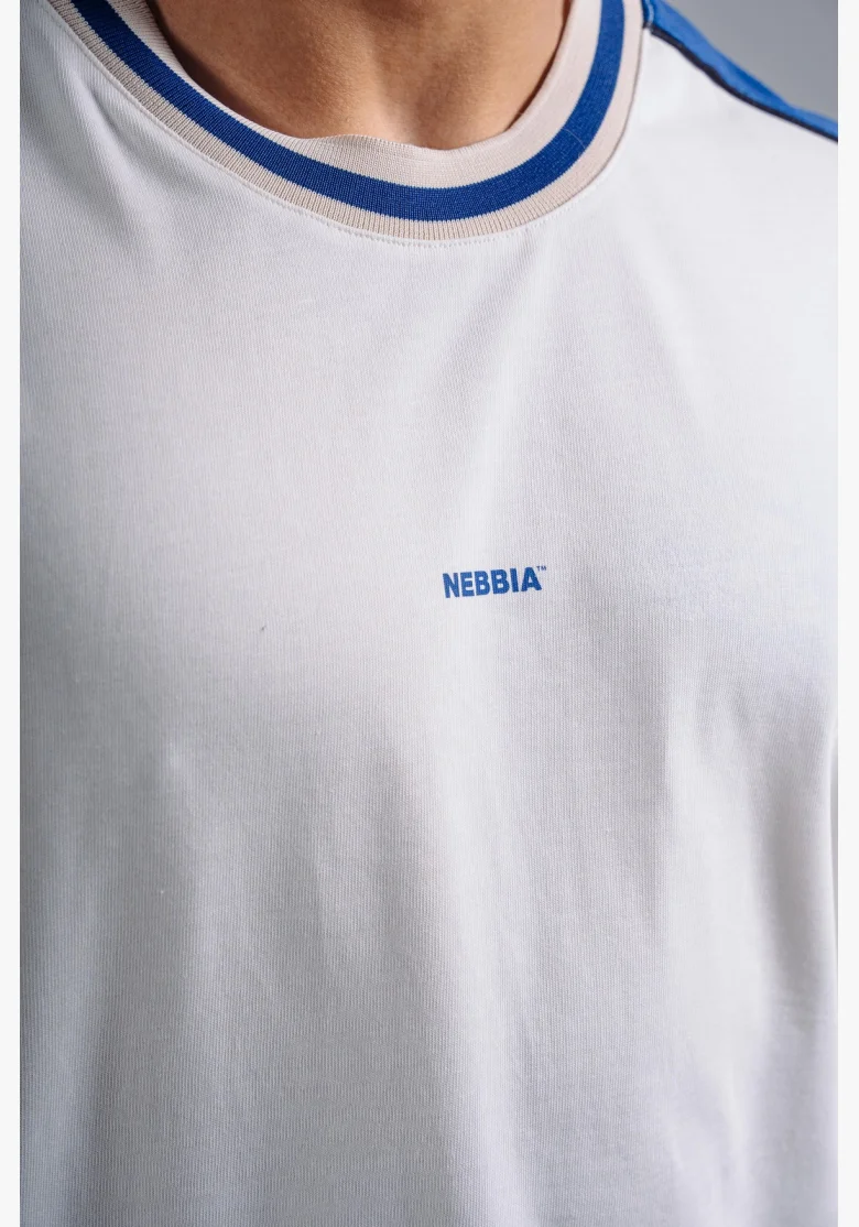 NEBBIA Oversized tričko PRIMAL krémové