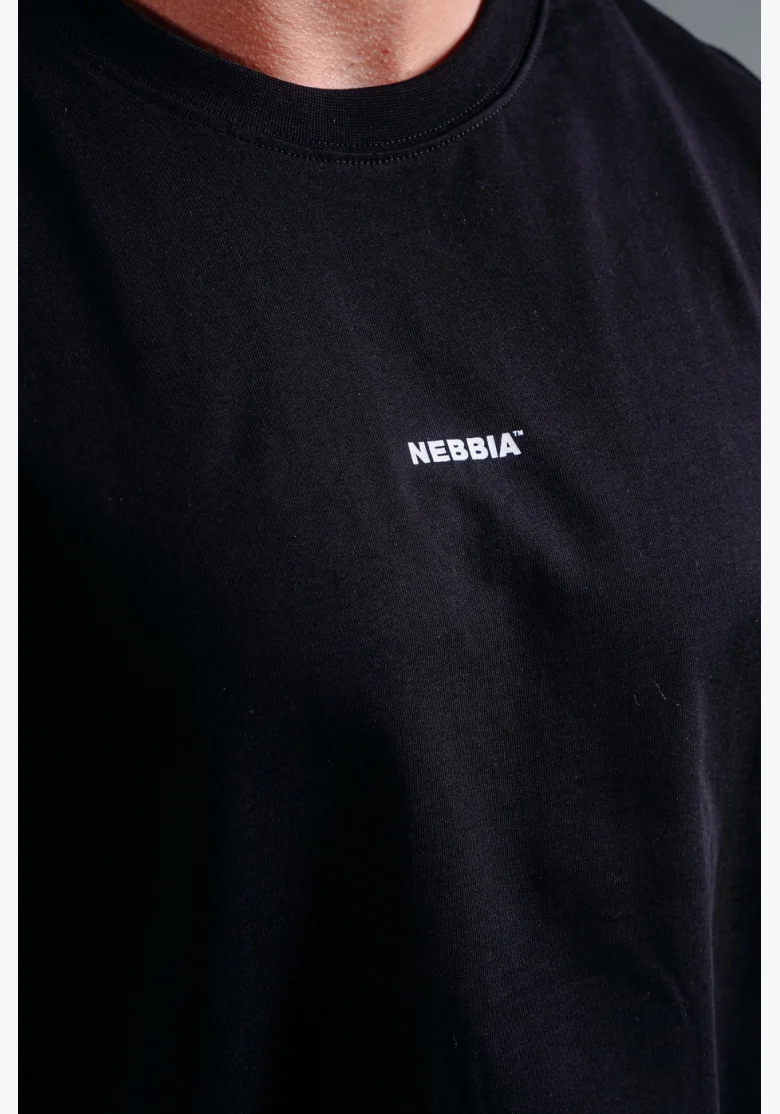NEBBIA Oversized tank top '97 PRIMAL černý