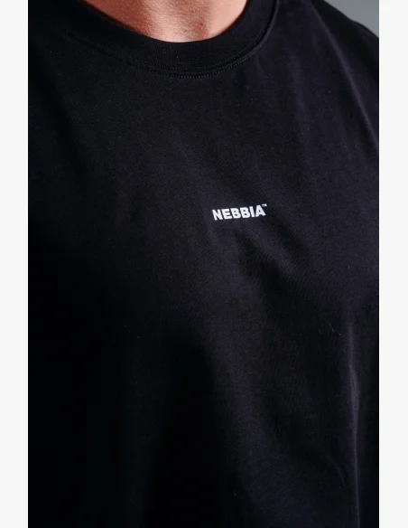 NEBBIA Oversized tank top '97 PRIMAL černý