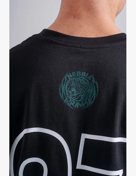 NEBBIA Oversized tank top '97 PRIMAL černý