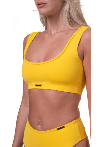 NEBBIA Miami Sporty Bikini Bralette (vrchní díl) žlutá