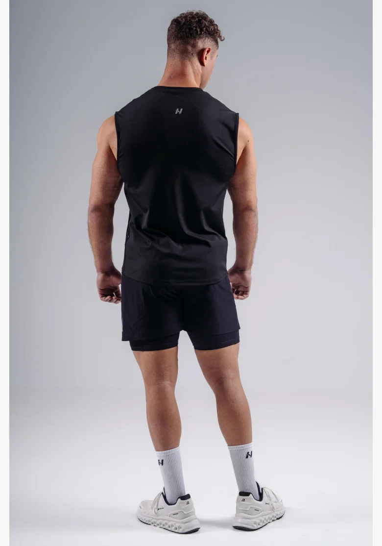 NEBBIA Funkční tank top PRIMAL černý