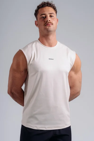 NEBBIA Funkční tank top PRIMAL krémový