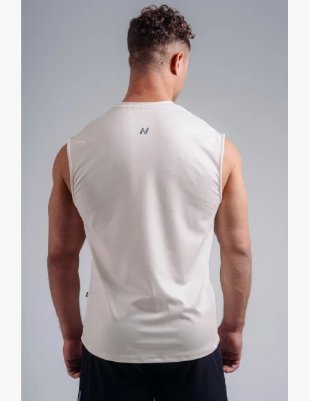 NEBBIA Funkční tank top PRIMAL krémový