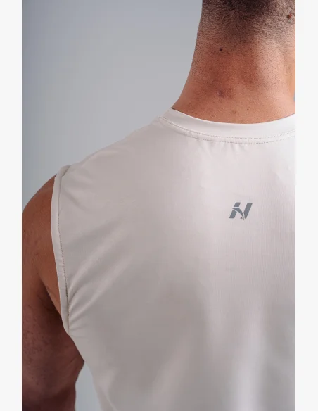 NEBBIA Funkční tank top PRIMAL krémový