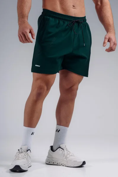 NEBBIA Oversized tréninkové šortky PRIMAL zelené