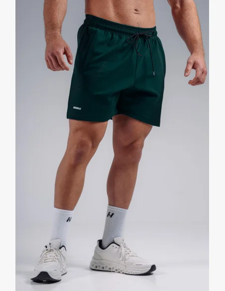 NEBBIA Oversized tréninkové šortky PRIMAL zelené