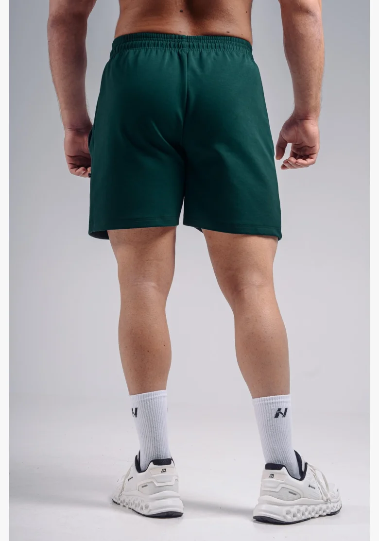 NEBBIA Oversized tréninkové šortky PRIMAL zelené