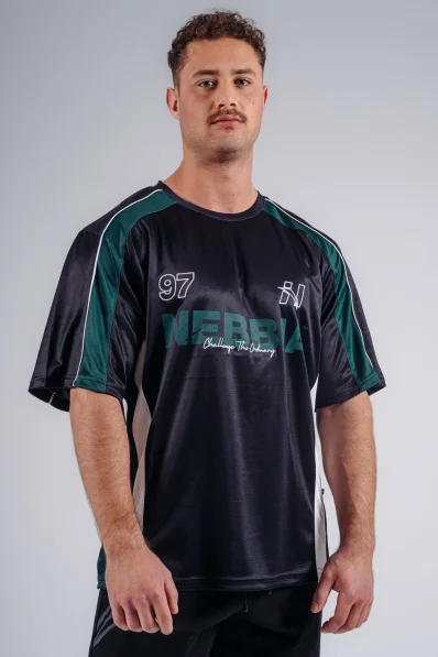 NEBBIA Oversized Jersey tričko '97 PRIMAL černé