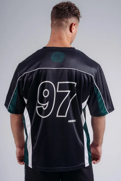 NEBBIA Oversized Jersey tričko '97 PRIMAL černé 2