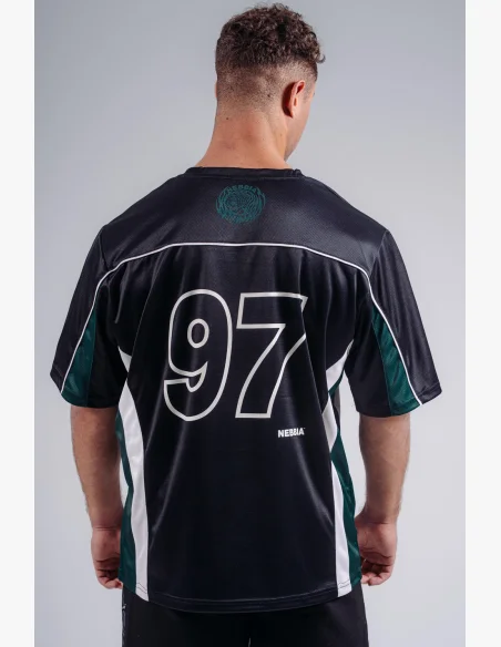 NEBBIA Oversized Jersey tričko '97 PRIMAL černé
