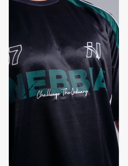NEBBIA Oversized Jersey tričko '97 PRIMAL černé