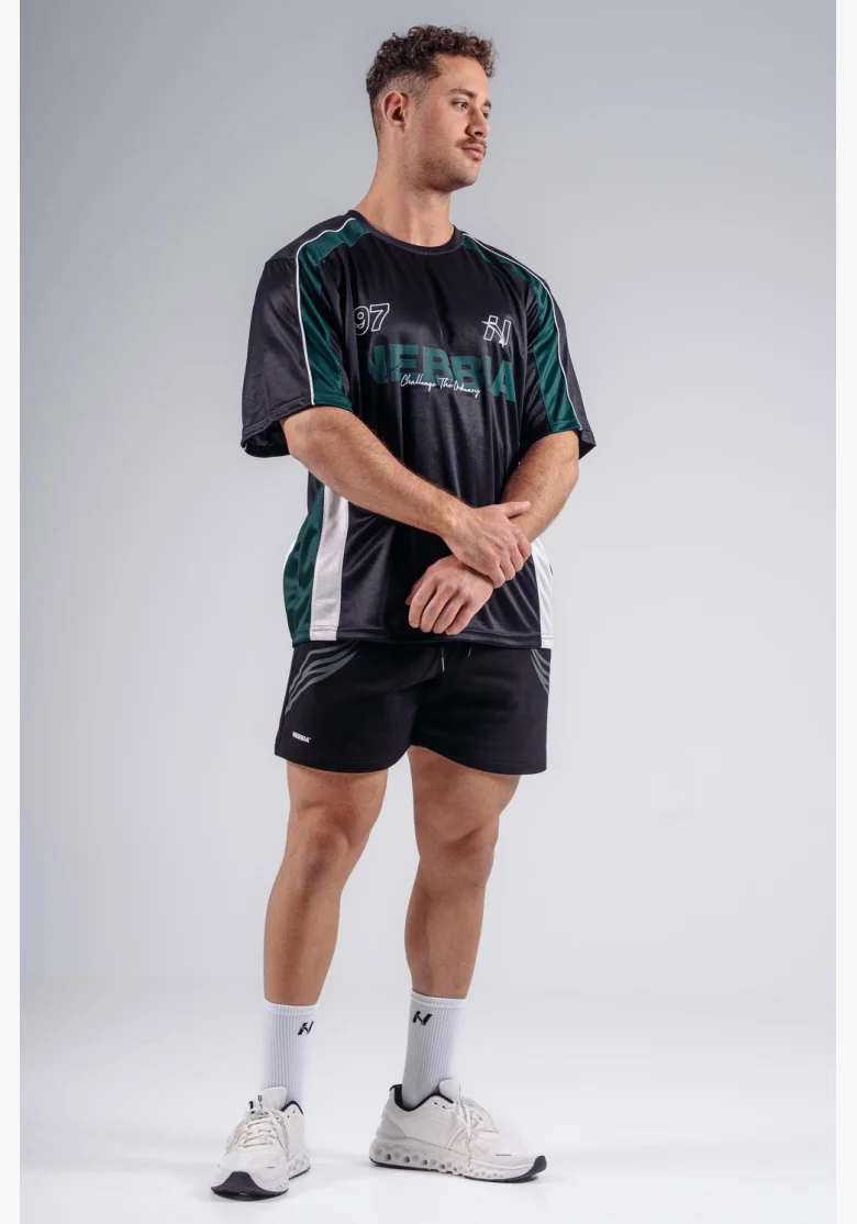 NEBBIA Oversized Jersey tričko '97 PRIMAL černé