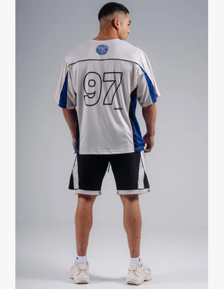 NEBBIA Oversized Jersey tričko '97 PRIMAL bílé