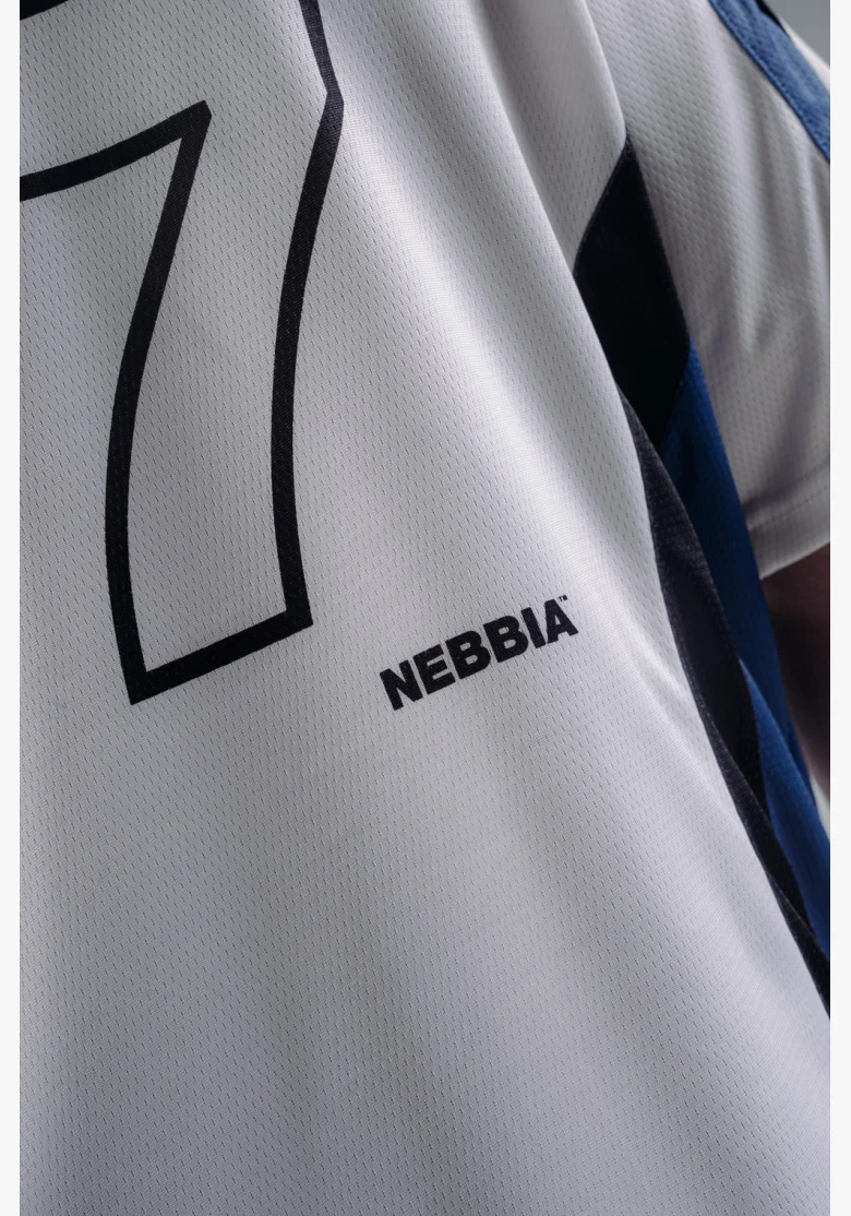 NEBBIA Oversized Jersey tričko '97 PRIMAL bílé