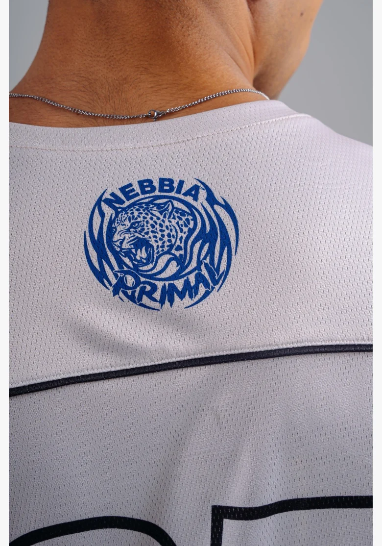 NEBBIA Oversized Jersey tričko '97 PRIMAL bílé