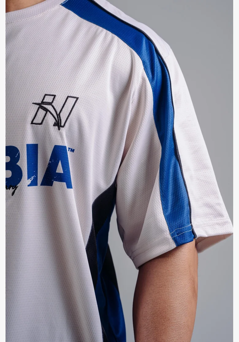 NEBBIA Oversized Jersey tričko '97 PRIMAL bílé