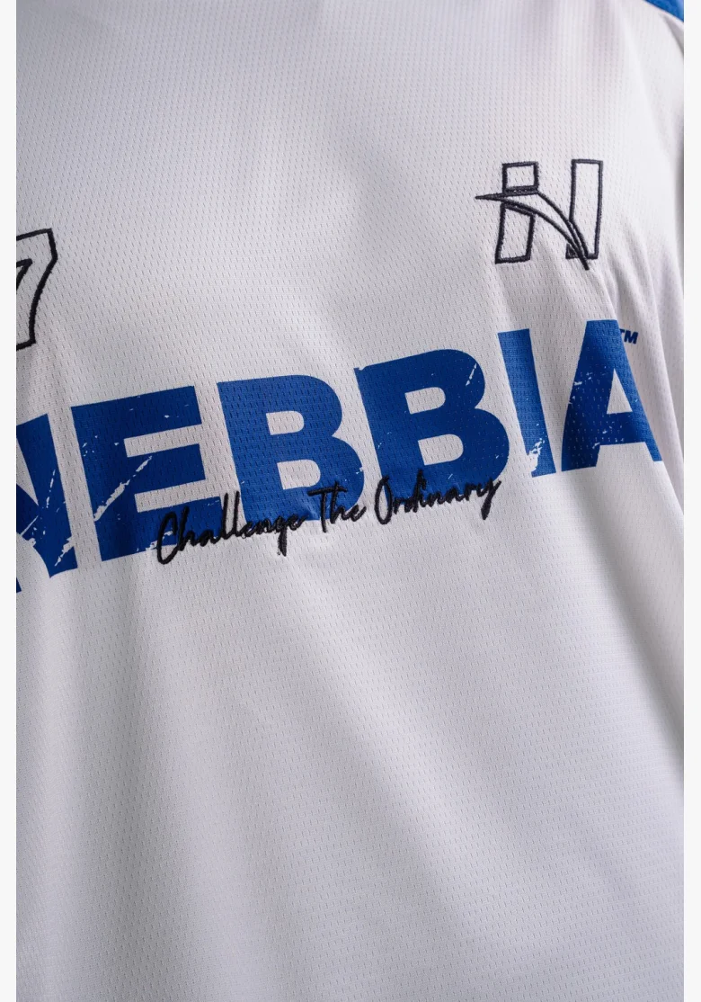 NEBBIA Oversized Jersey tričko '97 PRIMAL bílé