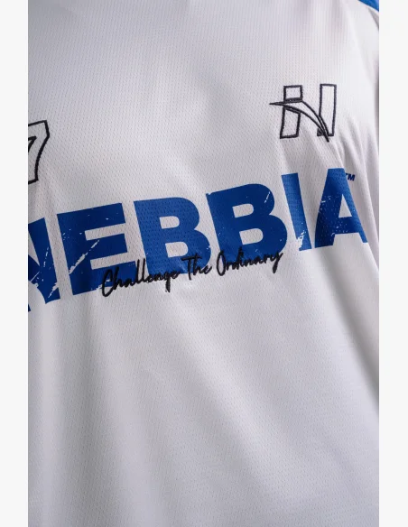 NEBBIA Oversized Jersey tričko '97 PRIMAL bílé