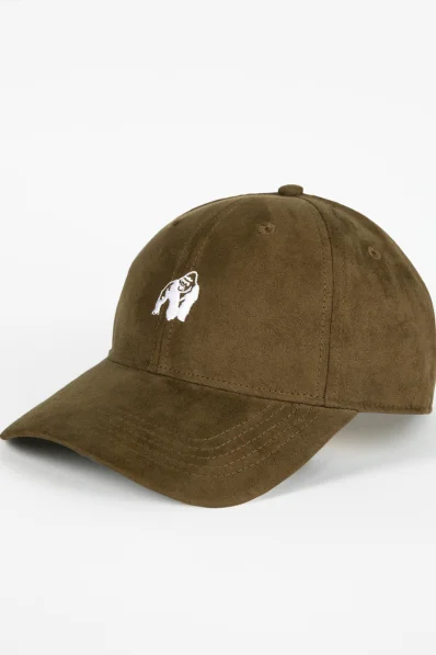 Gorilla Wear kšiltovka Cody Suede army zelená