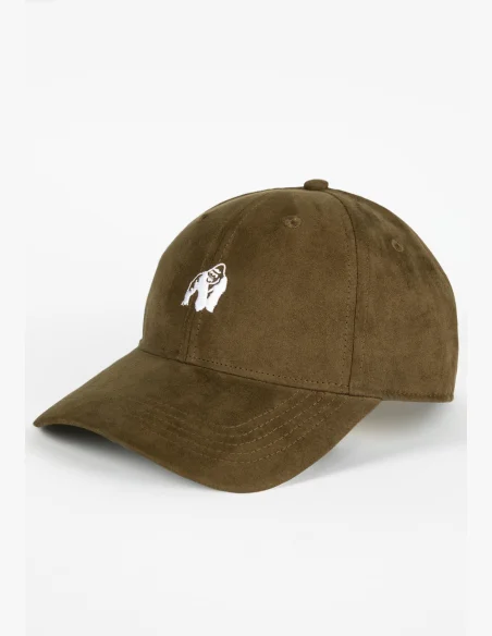 Gorilla Wear kšiltovka Cody Suede army zelená