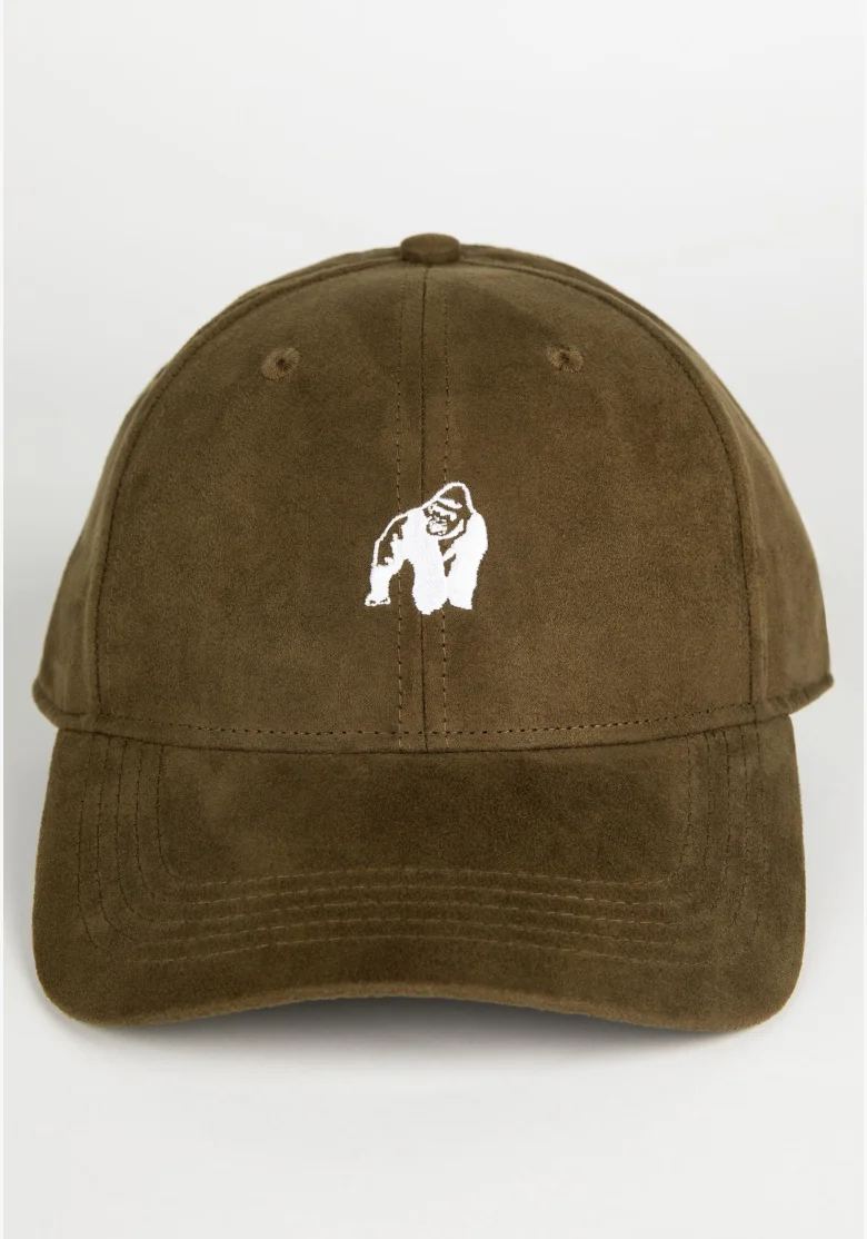 Gorilla Wear kšiltovka Cody Suede army zelená