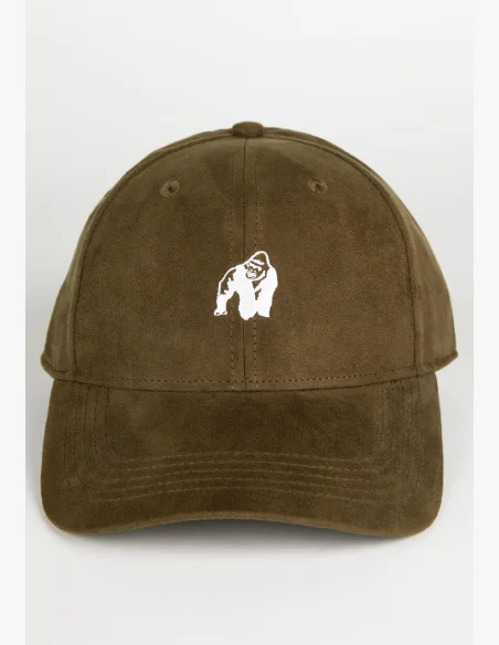 Gorilla Wear kšiltovka Cody Suede army zelená