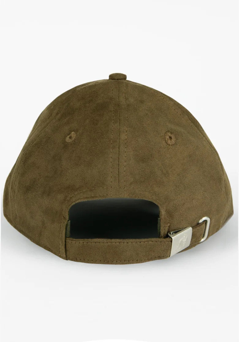 Gorilla Wear kšiltovka Cody Suede army zelená