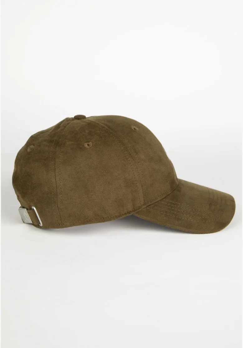 Gorilla Wear kšiltovka Cody Suede army zelená