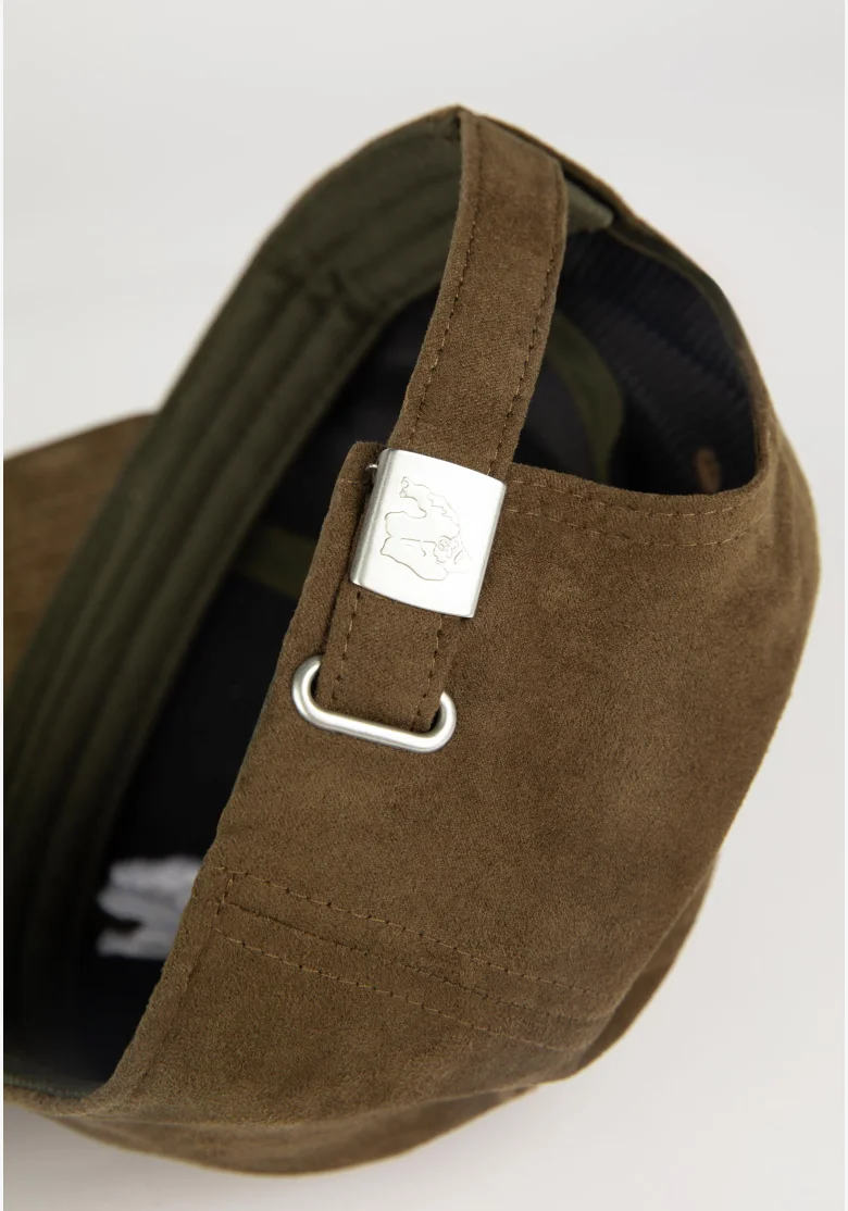 Gorilla Wear kšiltovka Cody Suede army zelená