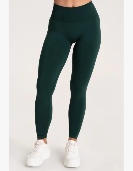 Gym Glamour Legíny Second Skin push up Dark Green